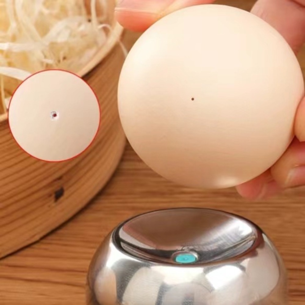 Kitchen Gadgets For Cooking - ステンレス製の卵穴あけ器、ゆで卵用、多機能キッチンガジェット、毎日の卵の調理に