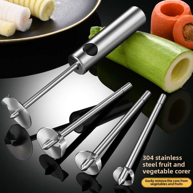 Kitchen Gadgets For Cooking - 1セットキッチンガジェット野菜ドリル掘削器調理器具野菜スパイラルカッタースパイラライザー創造的なキッチンアクセサリー