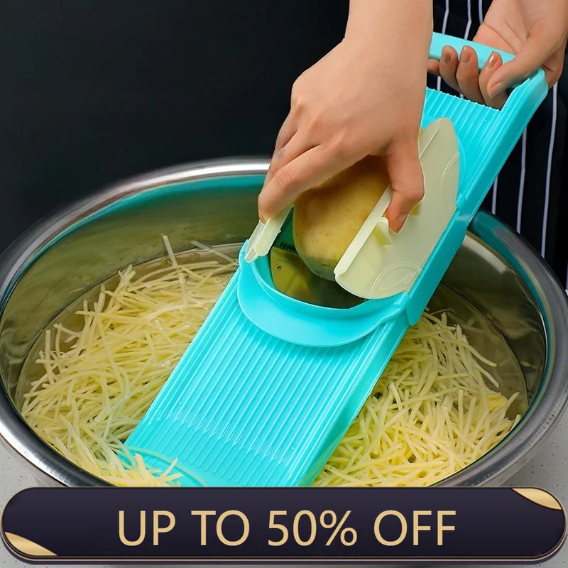 Korean Kitchen Gadgets - ポータブル野菜グレーター ポテトスライサー 多機能韓国式ニンジングレーター ポテトカッター キッチンアクセサリーツール