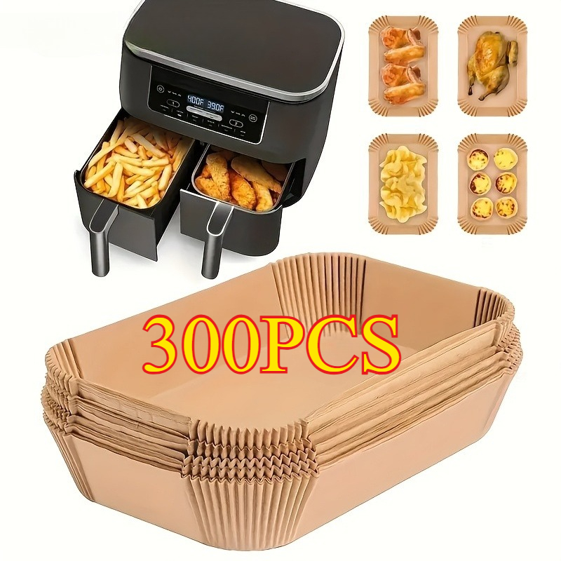 Kitchen Gadgets Air Fryer - 使い捨てエアフライヤー紙ノンスティックキッチンベーキングエアフライヤーマット耐油電子レンジバーベキューパッドベーキングペーパーライナーアクセサリー