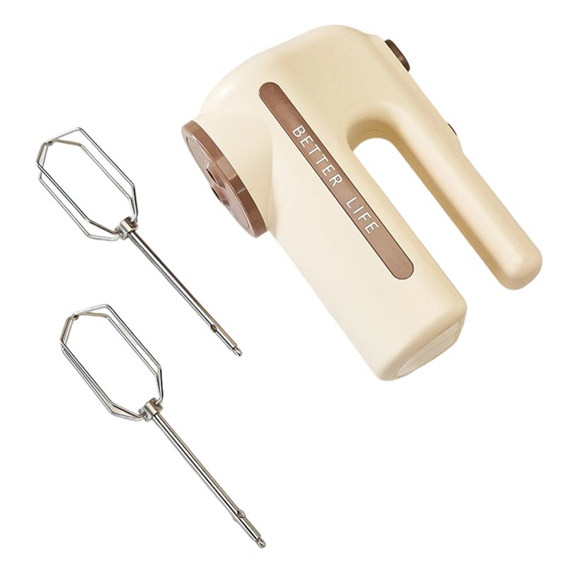 Kitchen Gadgets Ideas - 【キッチンガジェット】キッチンベーキングキット用コードレス電動ハンドミキサー、5段階速度調整、取り外し可能な泡立て器2個付き、ギフトに最適