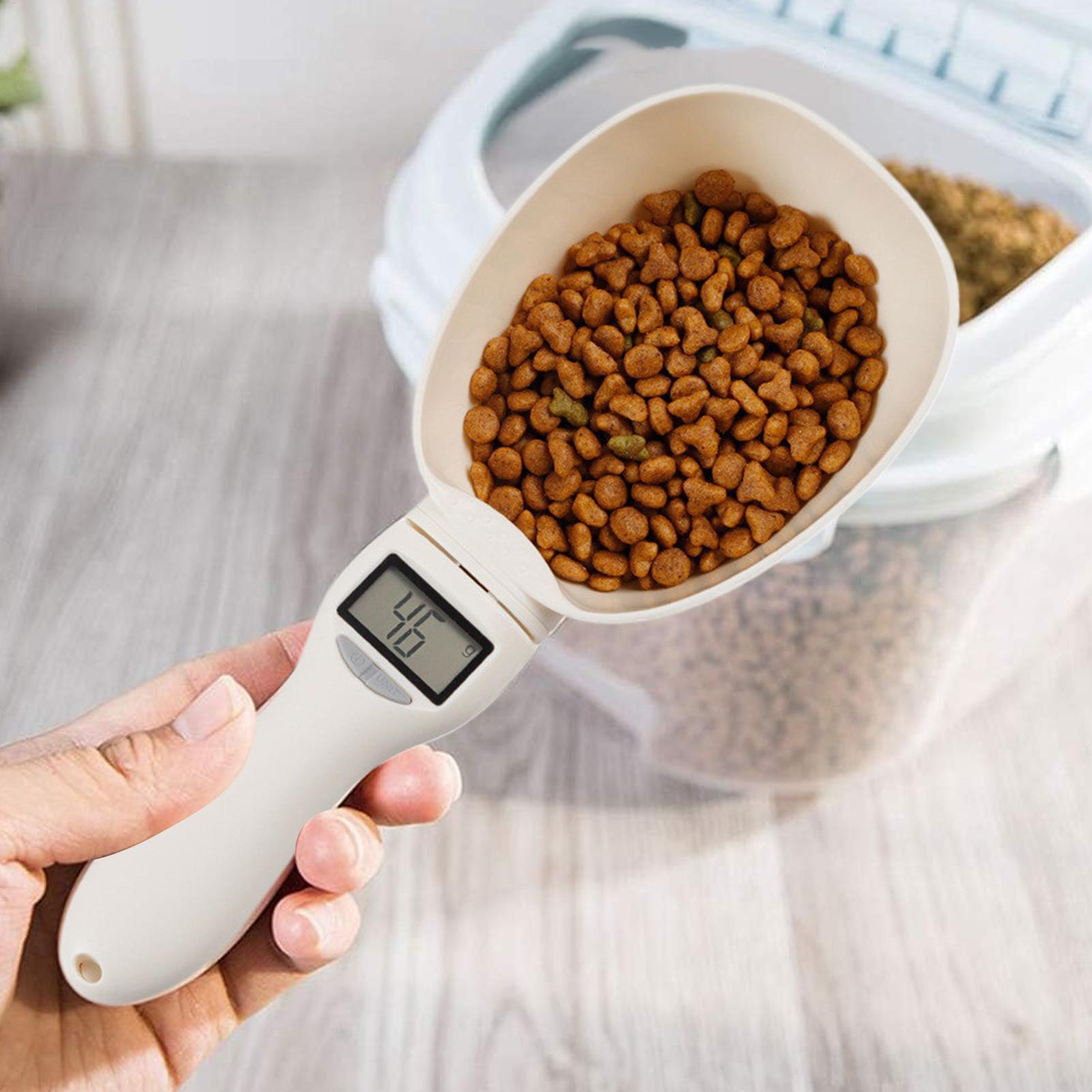 Digital Kitchen Scale - キッチンデジタル食品計量スプーンスケールペットフード計量スプーンスケール猫と犬のフード計量用小麦粉スプーンに適しています