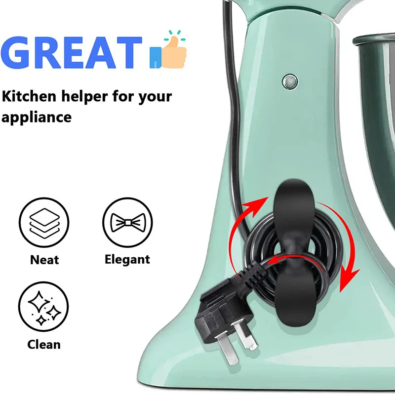 3-6 個コードワインダーオーガナイザーキッチン家電コードラ - Kitchen Gadgets Air Fryer のレビューと価格