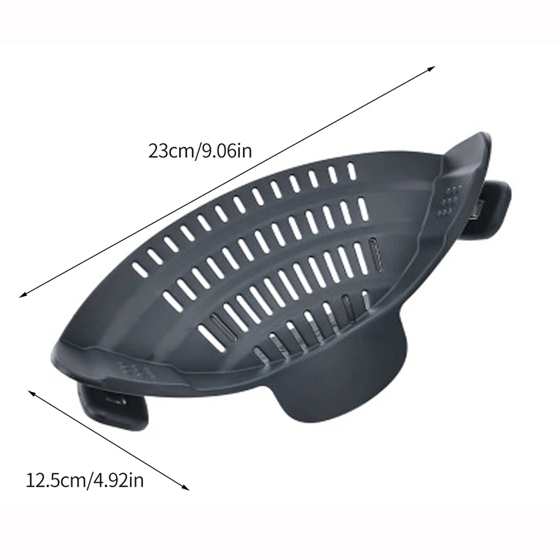 シリコン製キッチンストレーナー、鍋やフライパンにクリップで留 - Kitchen Gadgets Pasta のレビューと価格