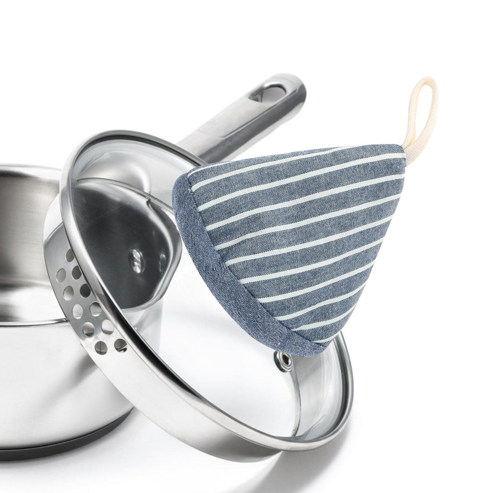 4個入り三角形鍋蓋ノブカバー、断熱コットンハンドルミット、オ - Kitchen Gadgets Ideas のレビューと価格