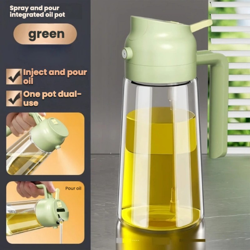 2in1オイルディスペンサー/注ぎ口付きオリーブオイルスプレ - Kitchen Gadgets For Cooking のレビューと価格