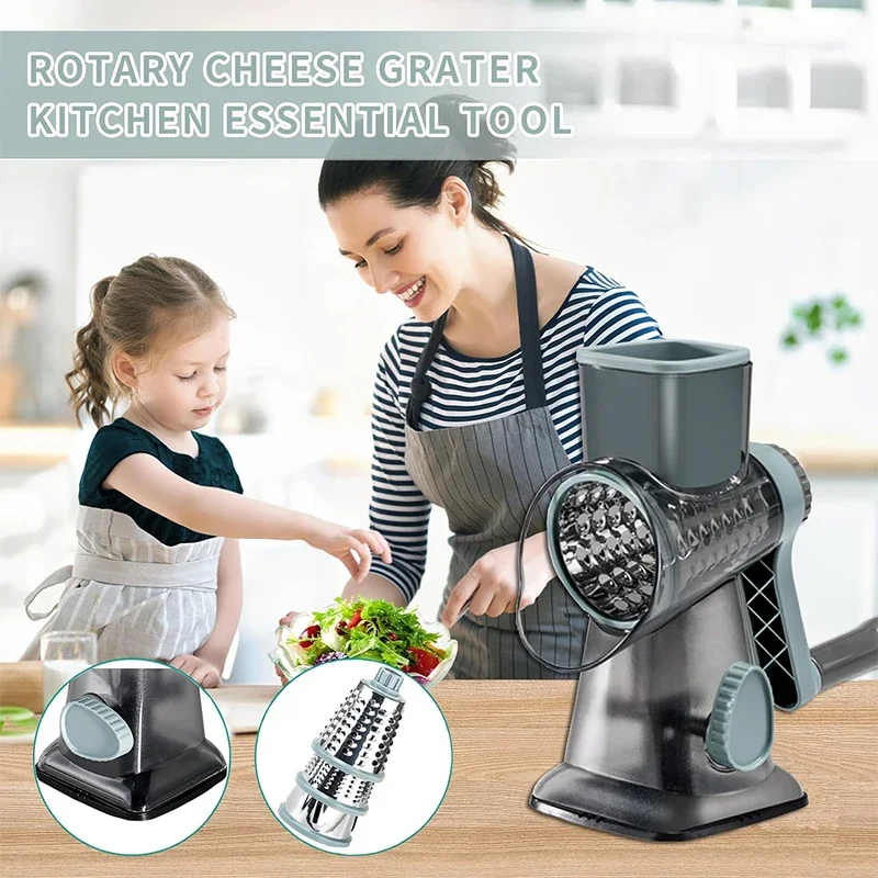 2025年式 3-in-1回転式チーズグレーター 多機能手動 - Kitchen Gadgets New 2025 のレビューと価格