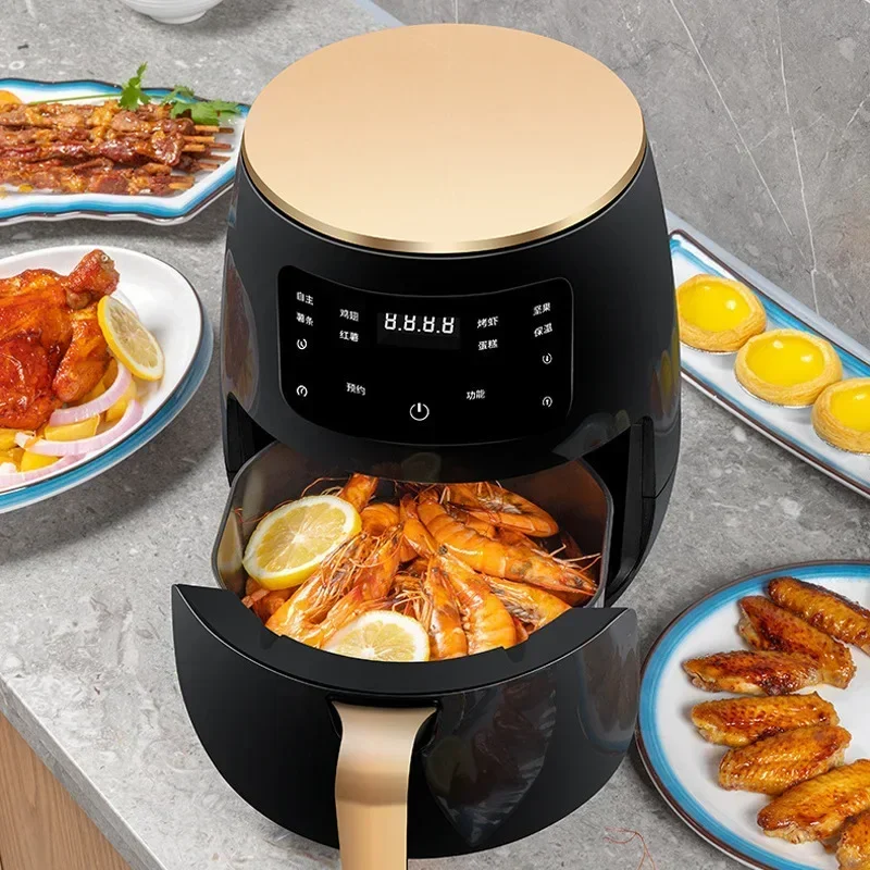 6L エアフライヤー多機能インテリジェントタッチスクリーンオ - Kitchen Gadgets Air Fryer のレビューと価格