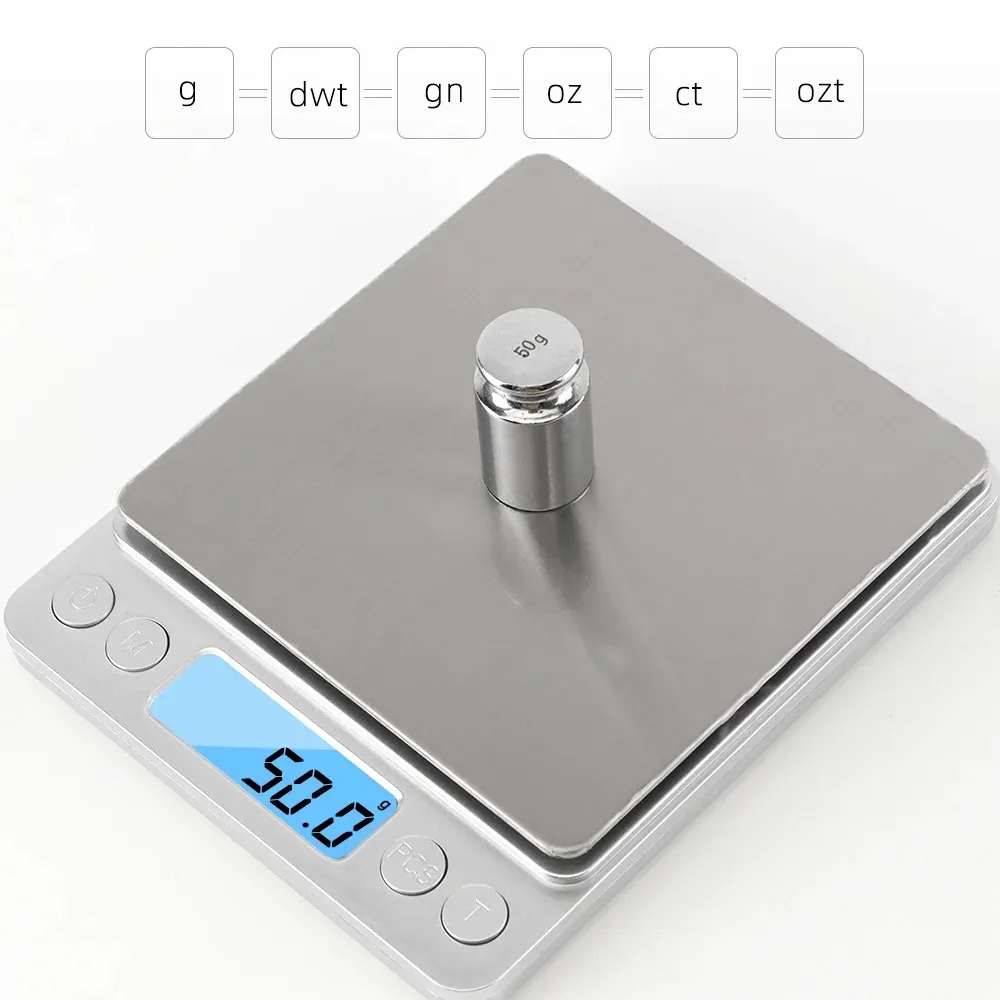デジタルキッチンスケール精密スケール0.01g 3kg/50 - Digital Kitchen Scale のレビューと価格