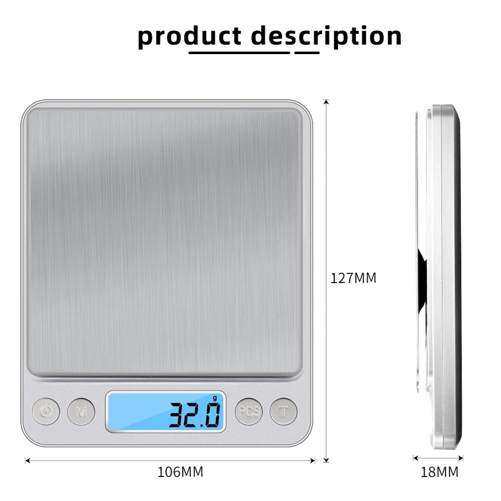 デジタルキッチンスケール精密スケール0.01g 3kg/50 - Digital Kitchen Scale のレビューと価格