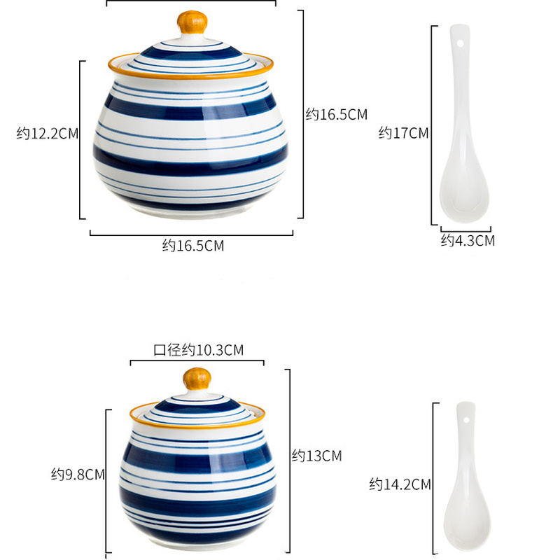 日本のセラミックオイルジャー高温耐性大容量キッチンコンテナー - Korean Kitchen Gadgets のレビューと価格
