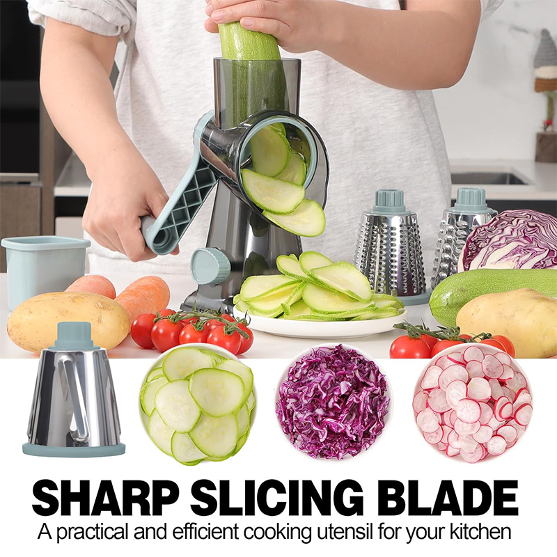 LMETJMA 3 in 1 ロータリーチーズおろし金多用途 - Korean Kitchen Gadgets のレビューと価格