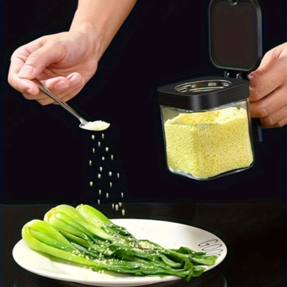 スパイスジャー3個セット、スプーン付き、10オンスガラスジャ - Korean Kitchen Gadgets のレビューと価格