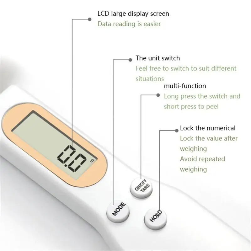 ホットLCDデジタル調整可能計量スプーン、キッチン電子計量ス - Digital Kitchen Scale のレビューと価格