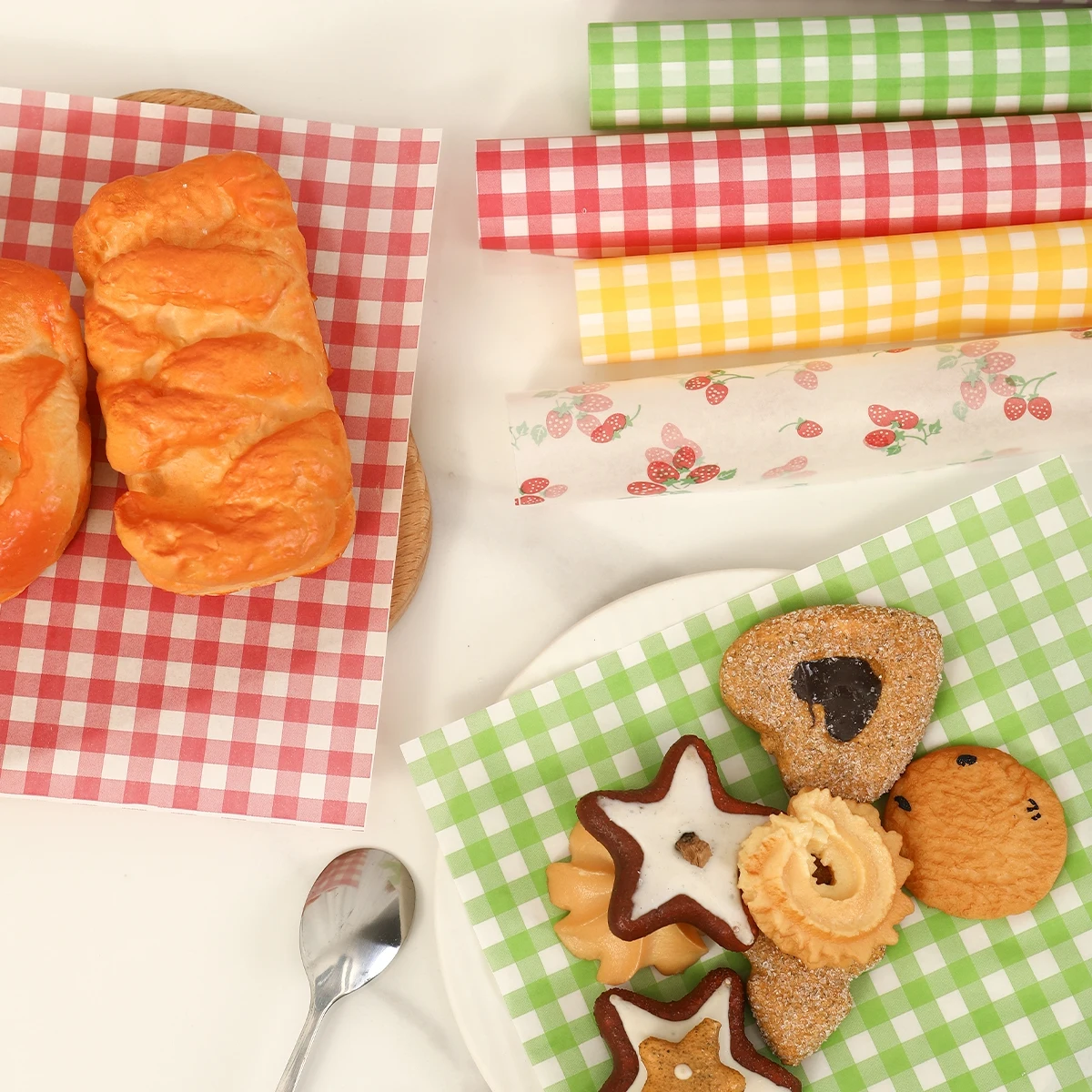 50 個の耐油包装紙パンサンドイッチバーガーフライ、食品グレ - Kitchen Gadgets For Gifts のレビューと価格