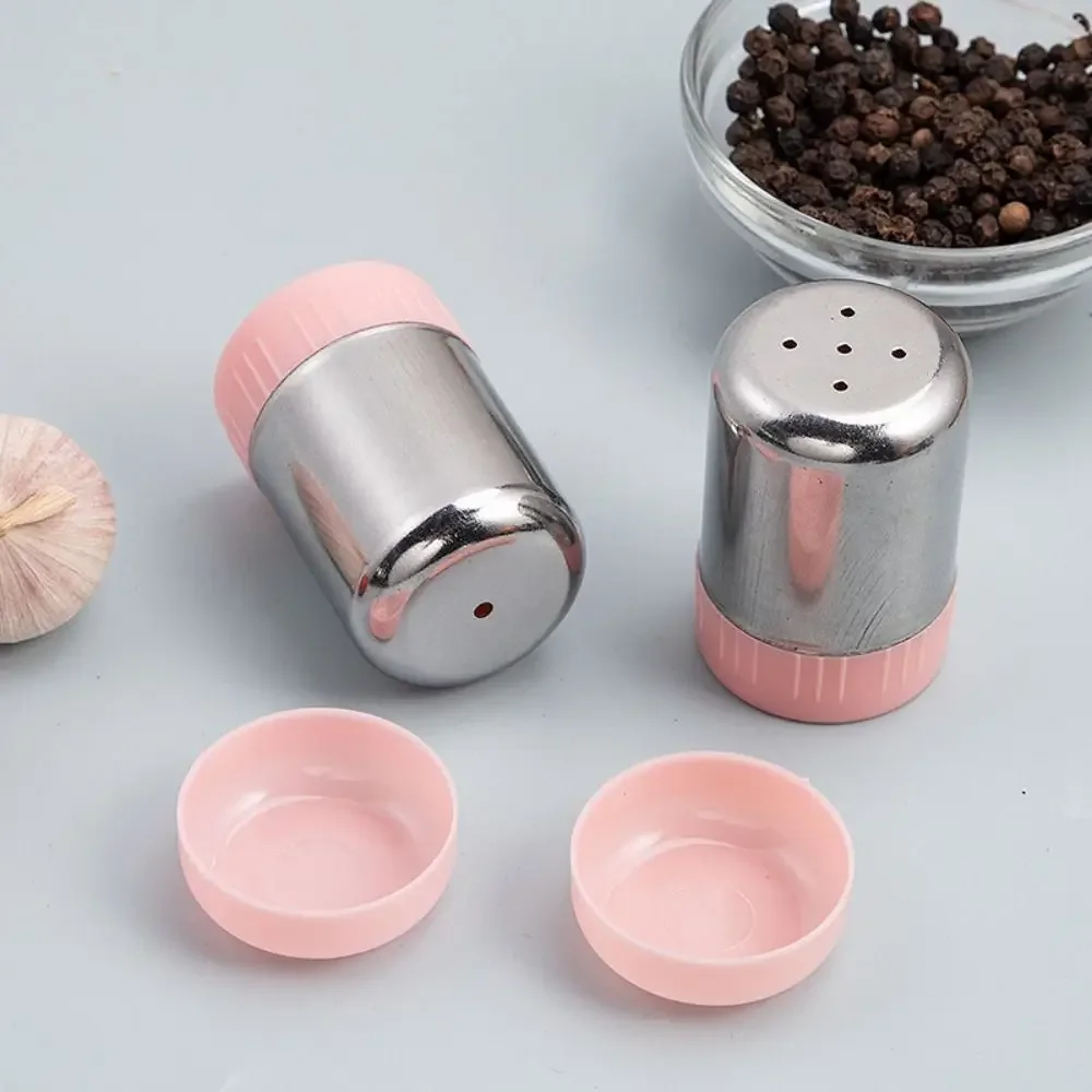ステンレス鋼 5 穴ソルトシェーカーポータブルミニ調味料ボト - Korean Kitchen Gadgets のレビューと価格