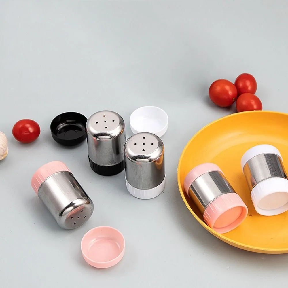 ステンレス鋼 5 穴ソルトシェーカーポータブルミニ調味料ボト - Korean Kitchen Gadgets のレビューと価格
