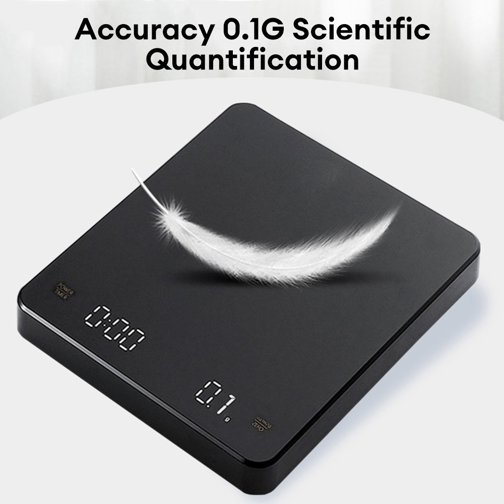 タイマー付きデジタルコーヒースケール LED スクリーンエス - Digital Kitchen Scale のレビューと価格