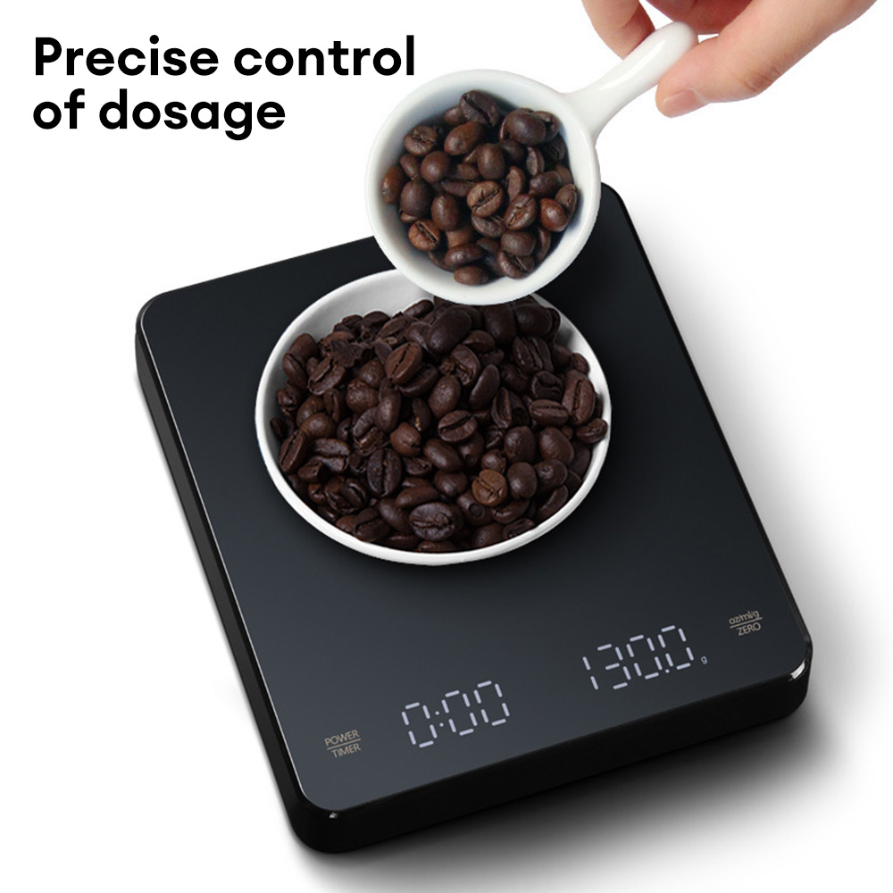 タイマー付きデジタルコーヒースケール LED スクリーンエス - Digital Kitchen Scale のレビューと価格