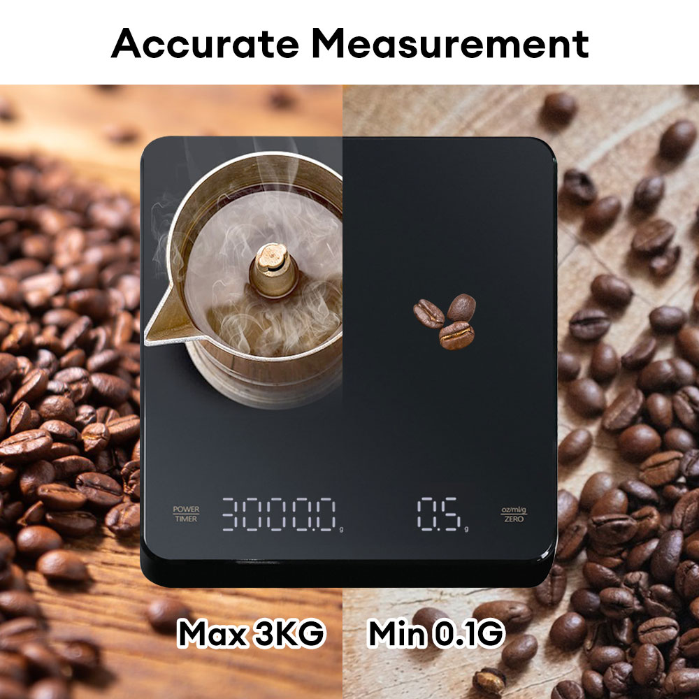 タイマー付きデジタルコーヒースケール LED スクリーンエス - Digital Kitchen Scale のレビューと価格
