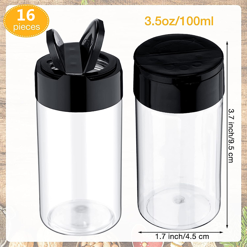 LMETJMA クリアプラスチックスパイスジャー シェーカー - Korean Kitchen Gadgets のレビューと価格