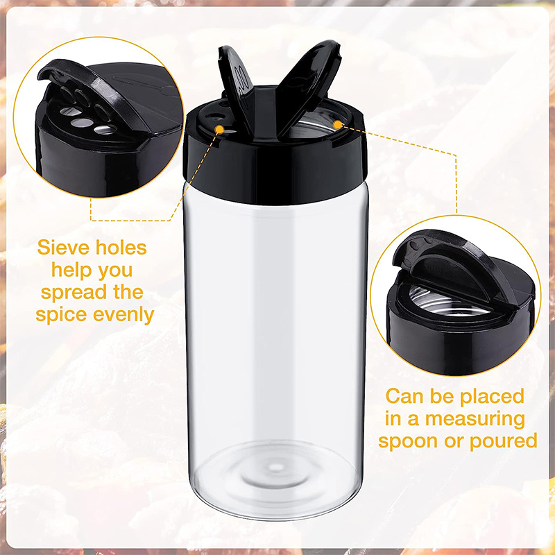 LMETJMA クリアプラスチックスパイスジャー シェーカー - Korean Kitchen Gadgets のレビューと価格