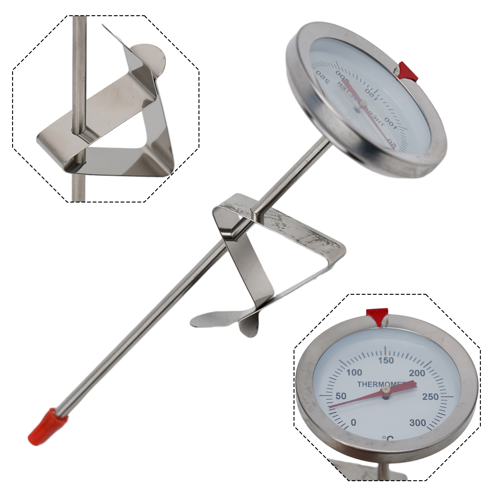 ステンレス鋼プローブ温度計キッチンツール調理温度計0〜300 - Kitchen Gadgets For Cooking のレビューと価格