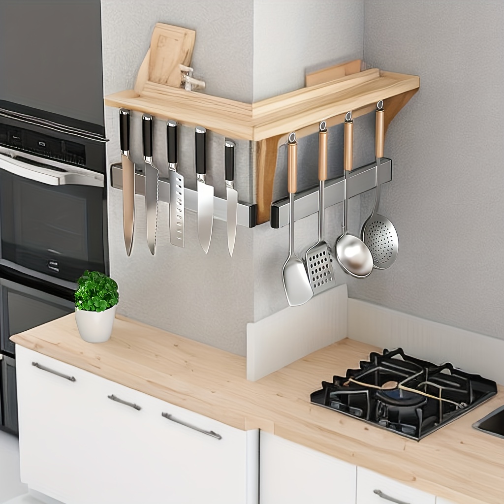 1Pc 磁気ナイフホルダー壁用磁気ナイフストリップ強力なマグ - Magnetic Knife Strip のレビューと価格
