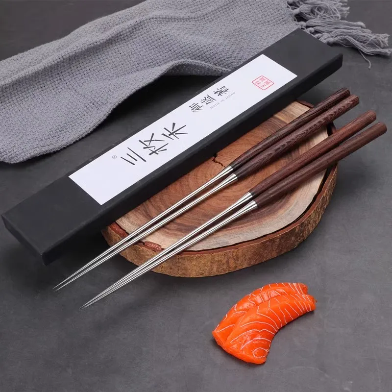 ステンレス鋼の刺身寿司箸、レストラン、ホテル、韓国の食品店、 - Korean Kitchen Gadgets のレビューと価格