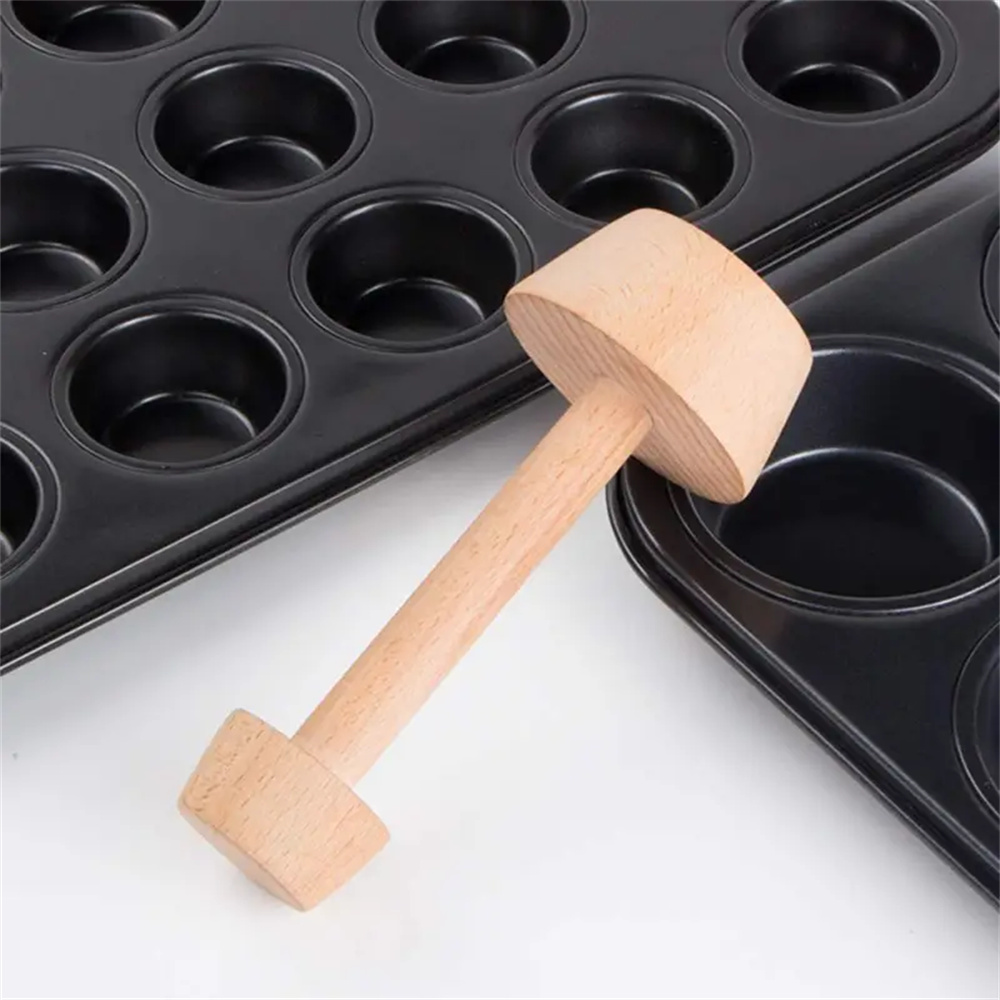 プレミアム木製エッグタルト型両面タルトタンパーペストリー型プ - Kitchen Gadgets For Cooking のレビューと価格