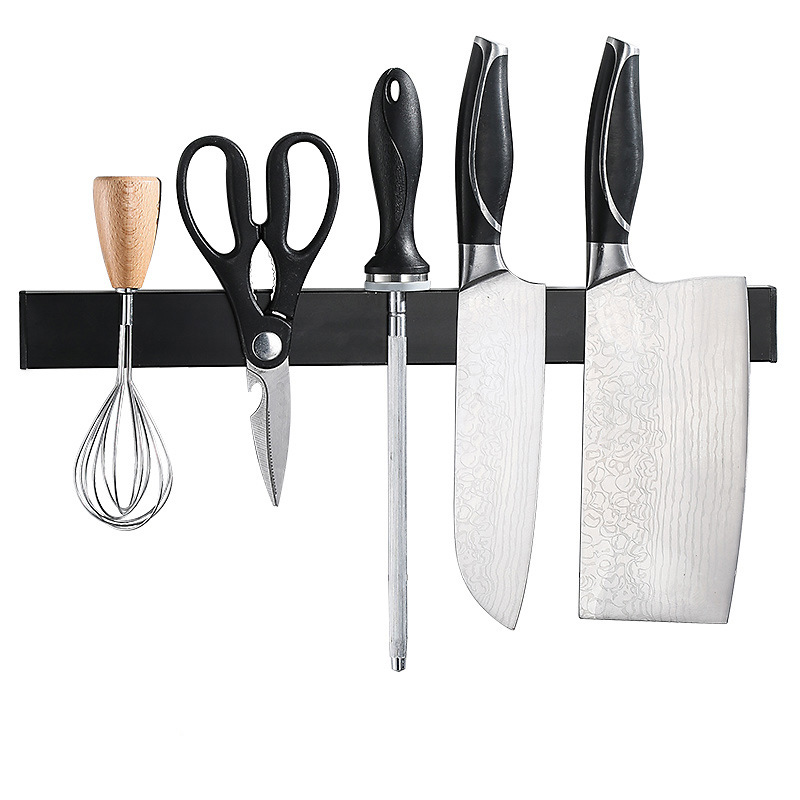 磁気壁掛けナイフホルダー,ステンレス鋼ドリルなし,包丁,食器 - Magnetic Knife Strip のレビューと価格