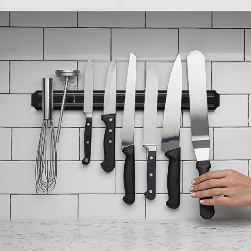 ステンレス鋼壁掛けナイフ磁気強力な強力なホルダーキッチン/バ - Magnetic Knife Strip のレビューと価格