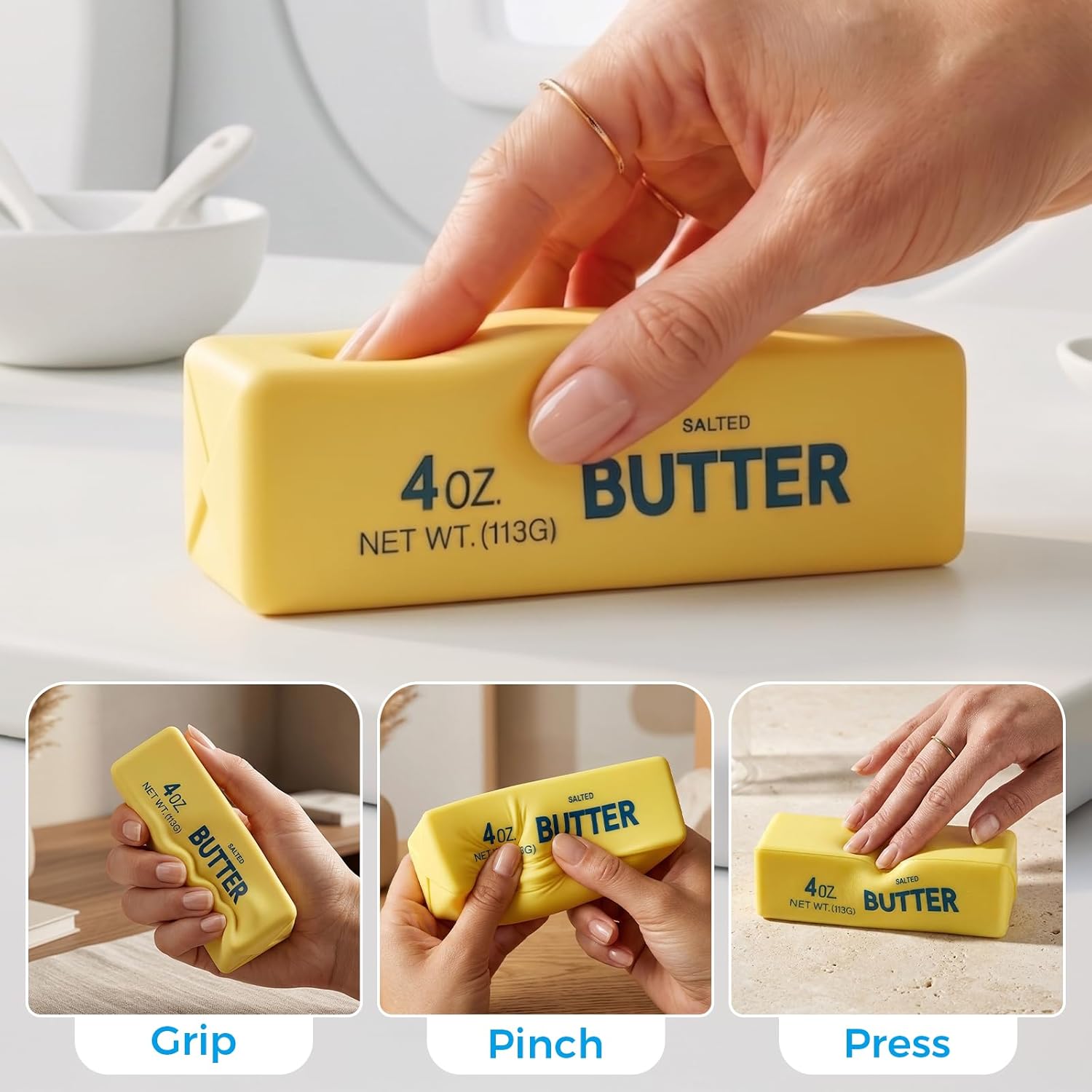 新しいソフトスローリバウンドバタースティックリアルなシリコン - Kitchen Gadgets For Gifts のレビューと価格