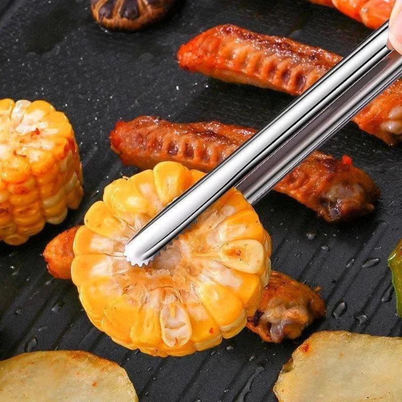 ステンレス製調理用トング 韓国バーベキューフードグリッパー  - Korean Kitchen Gadgets のレビューと価格