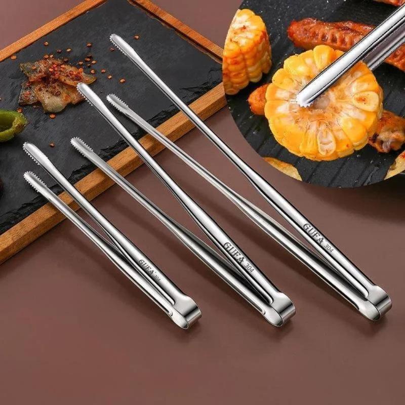 ステンレス製調理用トング 韓国バーベキューフードグリッパー  - Korean Kitchen Gadgets のレビューと価格