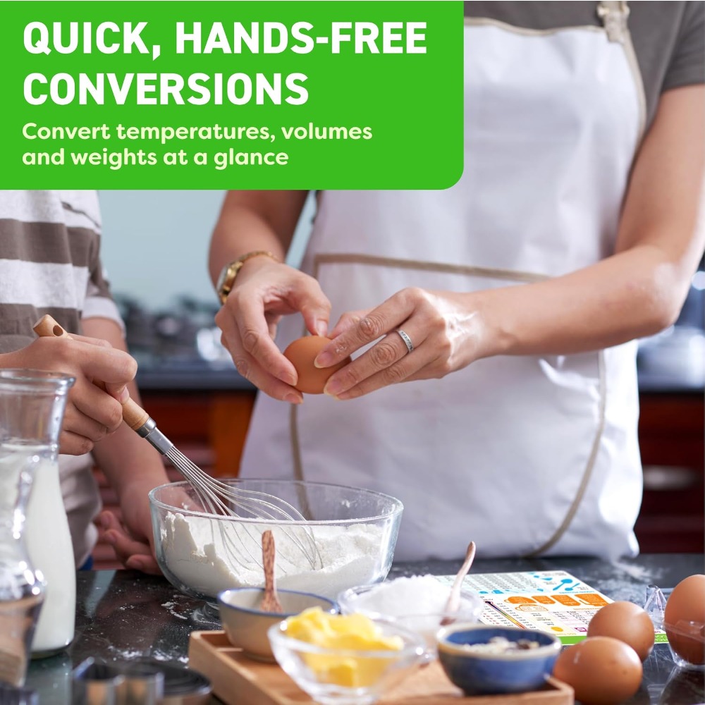 キッチン測定換算表マグネット ベーキング・クッキング用 6x - Kitchen Gadgets For Gifts のレビューと価格