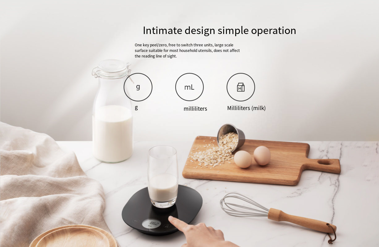 Xiaomi Mijia スマート電子キッチンスケール 0. - Xiaomi Kitchen Gadgets のレビューと価格