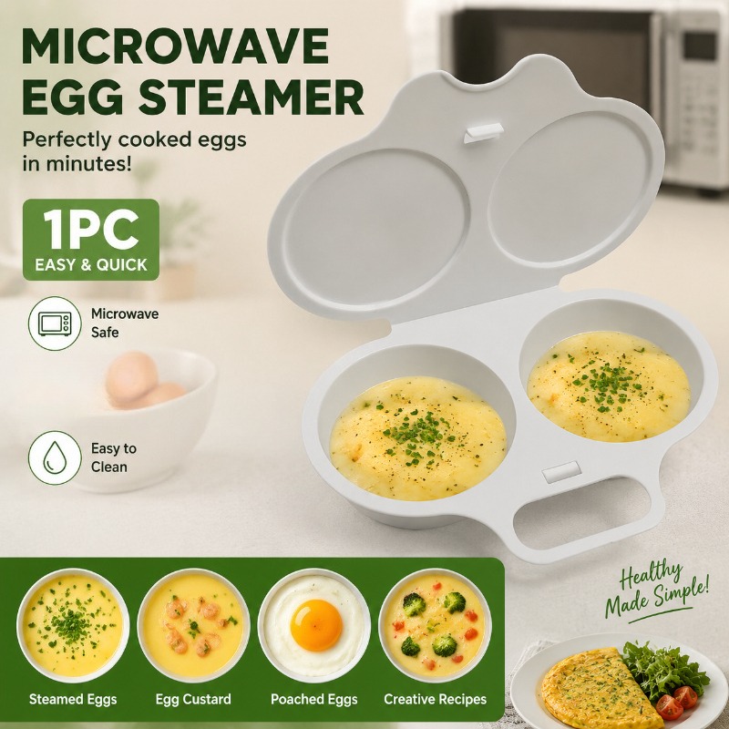 電子レンジ用蒸し卵ボックス、朝食、弁当、ランチの作成に、キッ - Kitchen Gadgets For Gifts のレビューと価格
