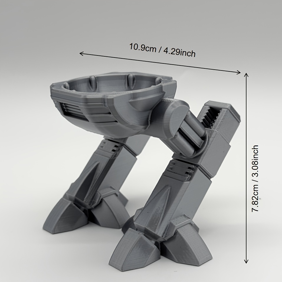 機械式ロボットエッグカップ 3Dプリント製 ノベルティ二足歩 - Kitchen Gadgets For Gifts のレビューと価格